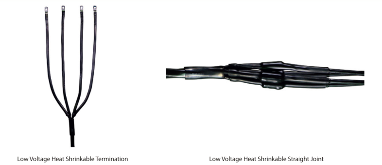 1-KV-Wärmeschrumpfende Endverschlüsse und Zubehör für gerade Verbindungen