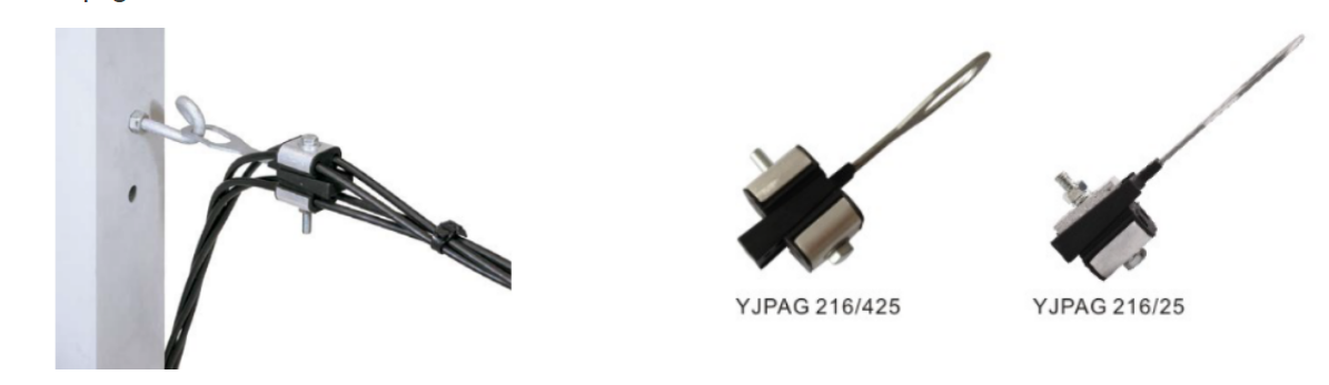 Elektriske plastankerisolerende blindgyde elektriske kabelklemmer YJPAT-serien