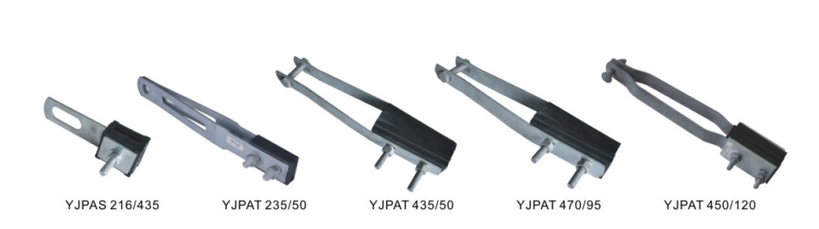 Fa'aeletise Palasitika Taula Insulating Mate I'uga Eletise Uaea Clamps YJPAT Series