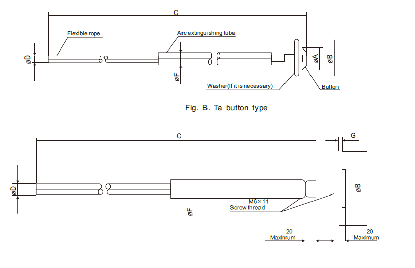 Service Cut Out Fuse JG Series