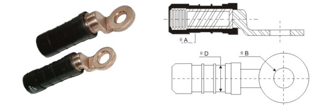 Electrical Plastic Anchor Insulating Dead End Electric Cable Clamps YJPAT Series