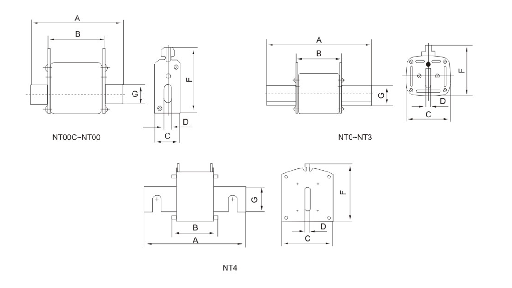 Blade Knife Fuse Link NT Series